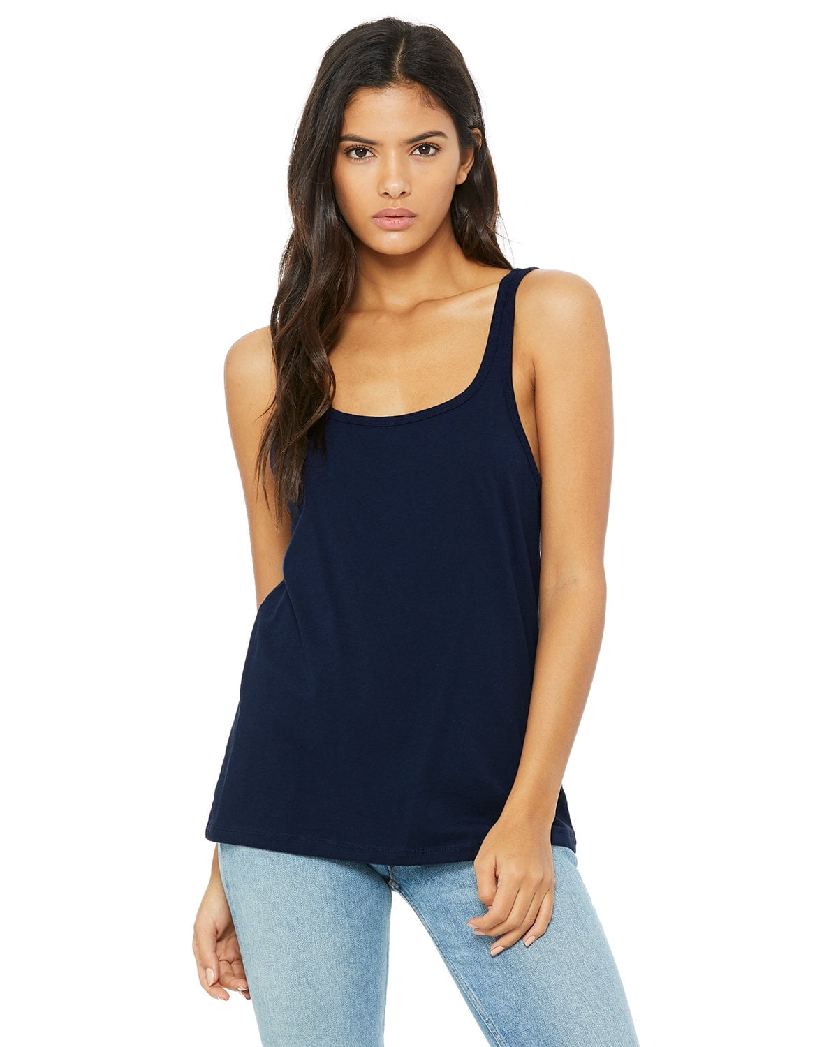 bella canvas ladies relaxed jersey tank