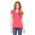 thumbnail image 1 of Bella + Canvas Ladies' Stretch Rib Short-Sleeve V-Neck T-Shirt, 1 of 3