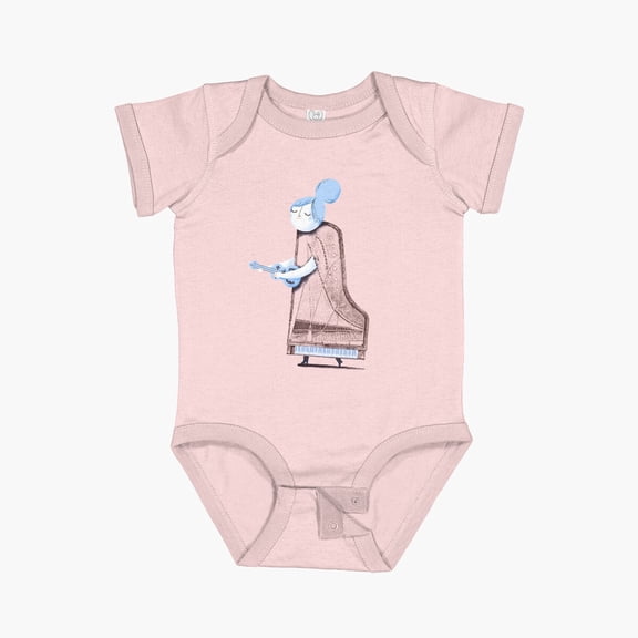 Bella Canvas Lady In G Major Short Sleeve Baby One-Piece Newborn Gender Neutral Outfit, Baby Boy Or Girl Bodysuit, Birrthday Gifts