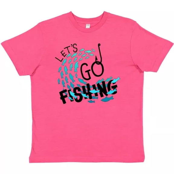 Bella Canvas Let's Go Fishing Fish School Fun For Kids Summer Lake Toddler Shirt