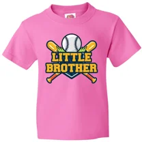 Bella Canvas Little Brother Baseball Bro Kids Children Child Teen Toddler Shirt