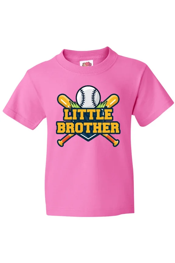 Bella Canvas Little Brother Baseball Bro Kids Children Child Teen Toddler Shirt