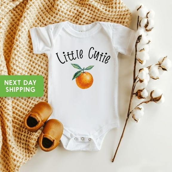 Bella Canvas Little Cutie Baby, Cute Little Orange, Hipster Baby, Fruit Baby, Vegan Baby