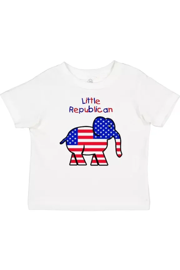 Bella Canvas Little Republican Baby Toddler Shirt Elephant Election Presidential Infant