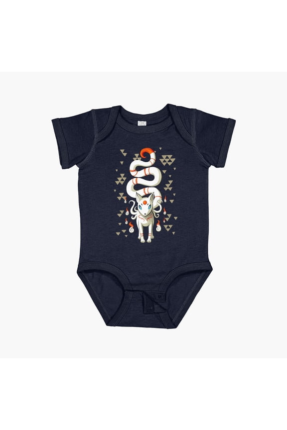 Bella Canvas Long Tail Fox Short Sleeve Baby One-Piece Newborn Gender Neutral Outfit, Baby Boy Or Girl Bodysuit, Birrthday Gifts