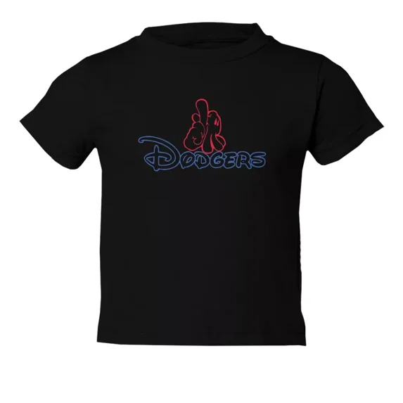 Bella Canvas Los Angeles Mickey Hands Toddler Boys & Girls Shirt, Gift for Baby or Kids