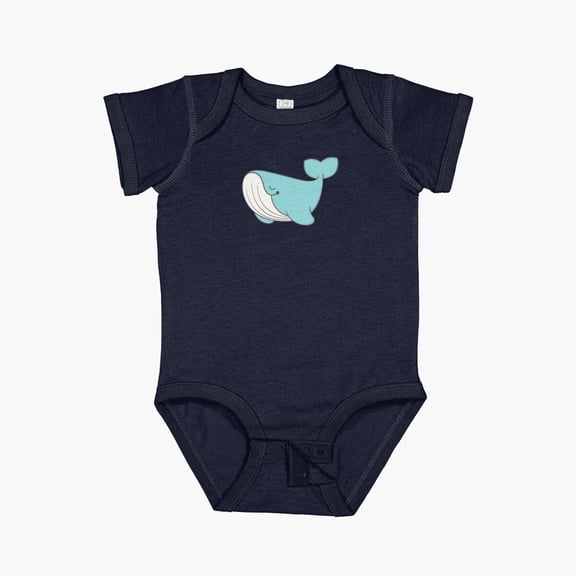Bella Canvas Lou, The Whale Short Sleeve Baby One-Piece Newborn Gender Neutral Outfit, Baby Boy Or Girl Bodysuit, Birrthday Gifts