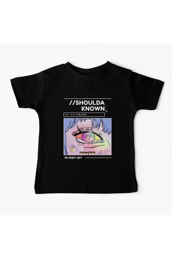 Bella Canvas Magna Starry Eyes tik tok Baby T-Shirt