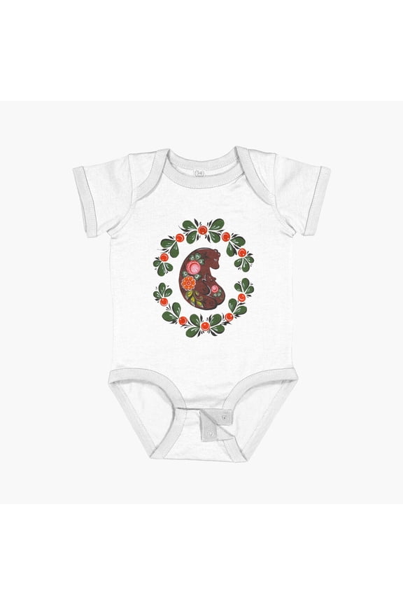 Bella Canvas Mama Bear And Baby Bear Short Sleeve Baby One-Piece Newborn Gender Neutral Outfit, Baby Boy Or Girl Bodysuit, Birrthday Gifts