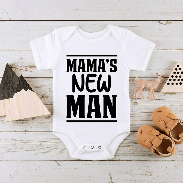 Bella Canvas Mama's Boy, For Boy Mamas New Man Baby, For Newborn