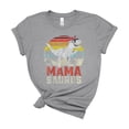 thumbnail image 1 of Bella Canvas Mamasaurus T Shirt Vintage Dinosaur Mom Graphic Tee, 1 of 6