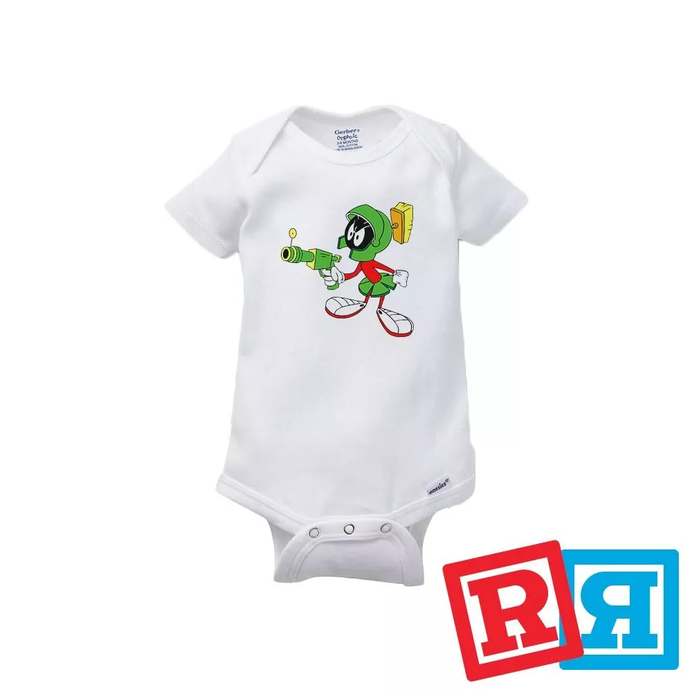 Bella Canvas Marvin The Martian Gerber Baby OnesieÂ® Cotton Unisex ...