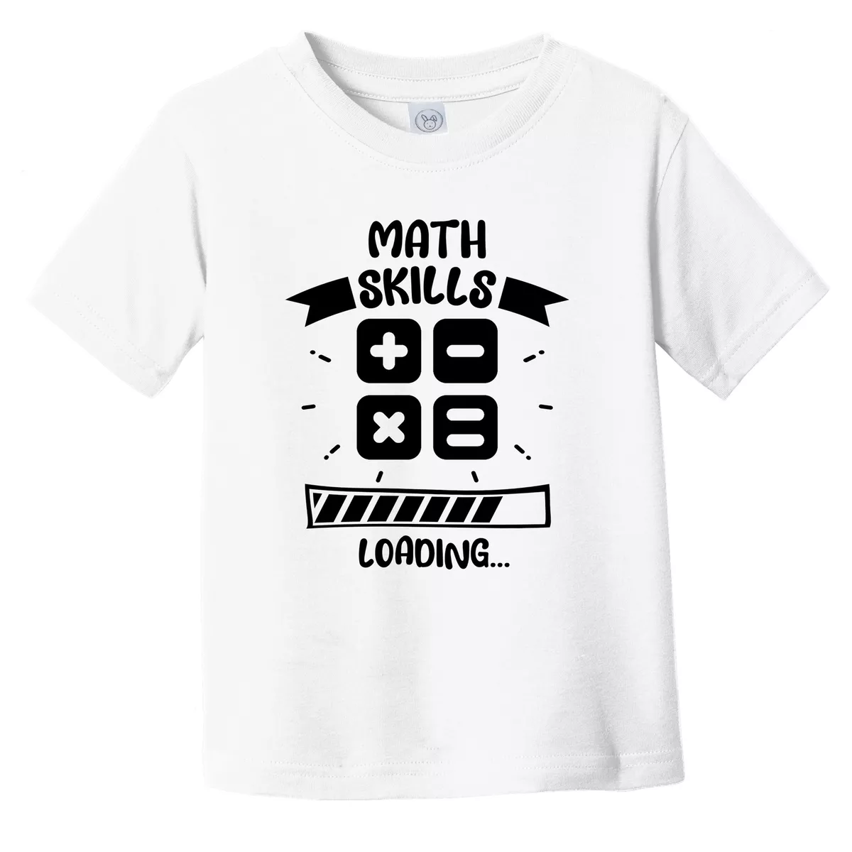 Bella Canvas Math Skills Loading Funny Math Toddler T-Shirt - Walmart.com