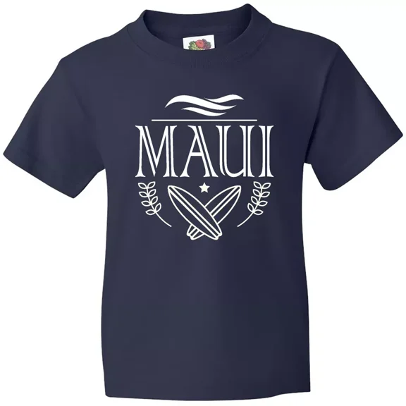 Bella Canvas Maui Hawaii Surfing Surfboard Travel Souvenir Summer U S Toddler Shirt