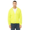 thumbnail image 1 of Bella Canvas Men'S 3739 Unisex Poly-Cotton Fleece Full-Zip Hoodie, 1 of 3