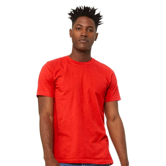 Bella + Canvas Men Unisex Short Sleeve Heather Jersey Tee