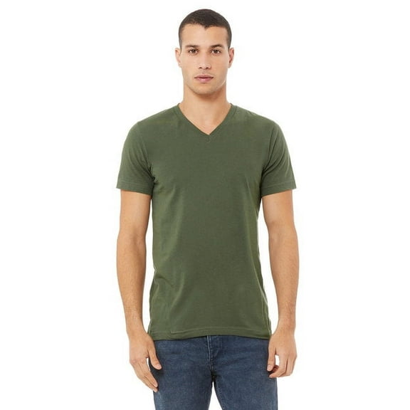 Bella   Canvas Men Unisex Short Sleeve V-Neck Jersey Tee