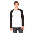 thumbnail image 1 of Bella + Canvas Men's Jersey Long-Sleeve Baseball T-Shirt - 3000C, 1 of 4