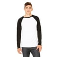 thumbnail image 1 of Bella + Canvas Men's Jersey Long-Sleeve Baseball T-Shirt - 3000C, 1 of 4