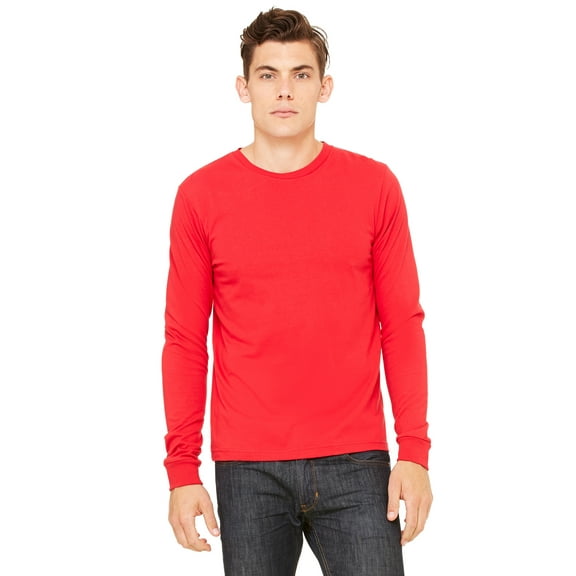Bella + Canvas Men's Jersey Long-Sleeve T-Shirt, Style 3501