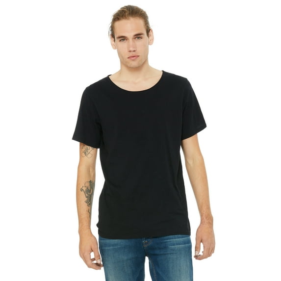 Bella + Canvas Men's Jersey Raw Neck T-Shirt - B3014