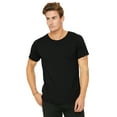thumbnail image 1 of BE 3014 MEN JERSY RAW NECK TEE (DARK GRY HEATHER S), 1 of 3