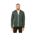 thumbnail image 1 of Bella + Canvas Men's Poly-Cotton Fleece Full-Zip Hoodie, Style 3739, 1 of 1