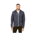 thumbnail image 1 of Bella + Canvas Men's Poly-Cotton Fleece Full-Zip Hoodie, Style 3739, 1 of 1