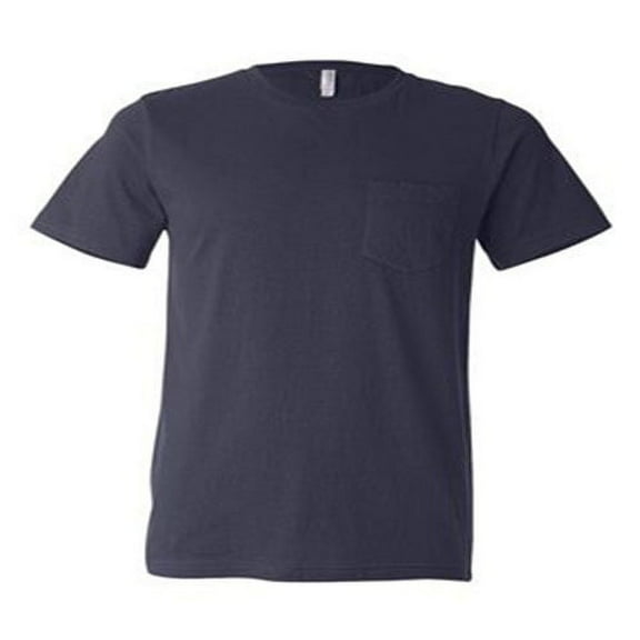 Bella + Canvas Men's Short Sleev Jersey Pocket Tee