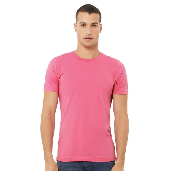 Bella Canvas Men's Short Sleeve Jersey Cotton T-Shirt (Style 3001)