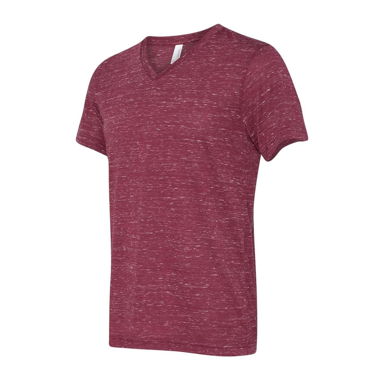 Bella Canvas Men's Short Sleeve V-Neck T-Shirt - Unisex Jersey Tee, Premium Combed Cotton