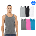 thumbnail image 1 of Bella Canvas Men's Sleeveless, 6 Pack Tank Tops Adult Workout Muscle Undershirts, Mix Color S Size, 1 of 5