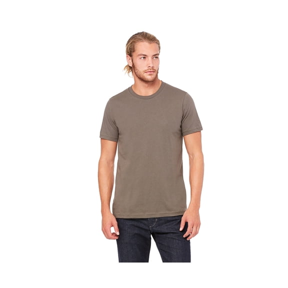 Bella Canvas Men's Taped Shoulders Crewneck T-Shirt, Style C3001