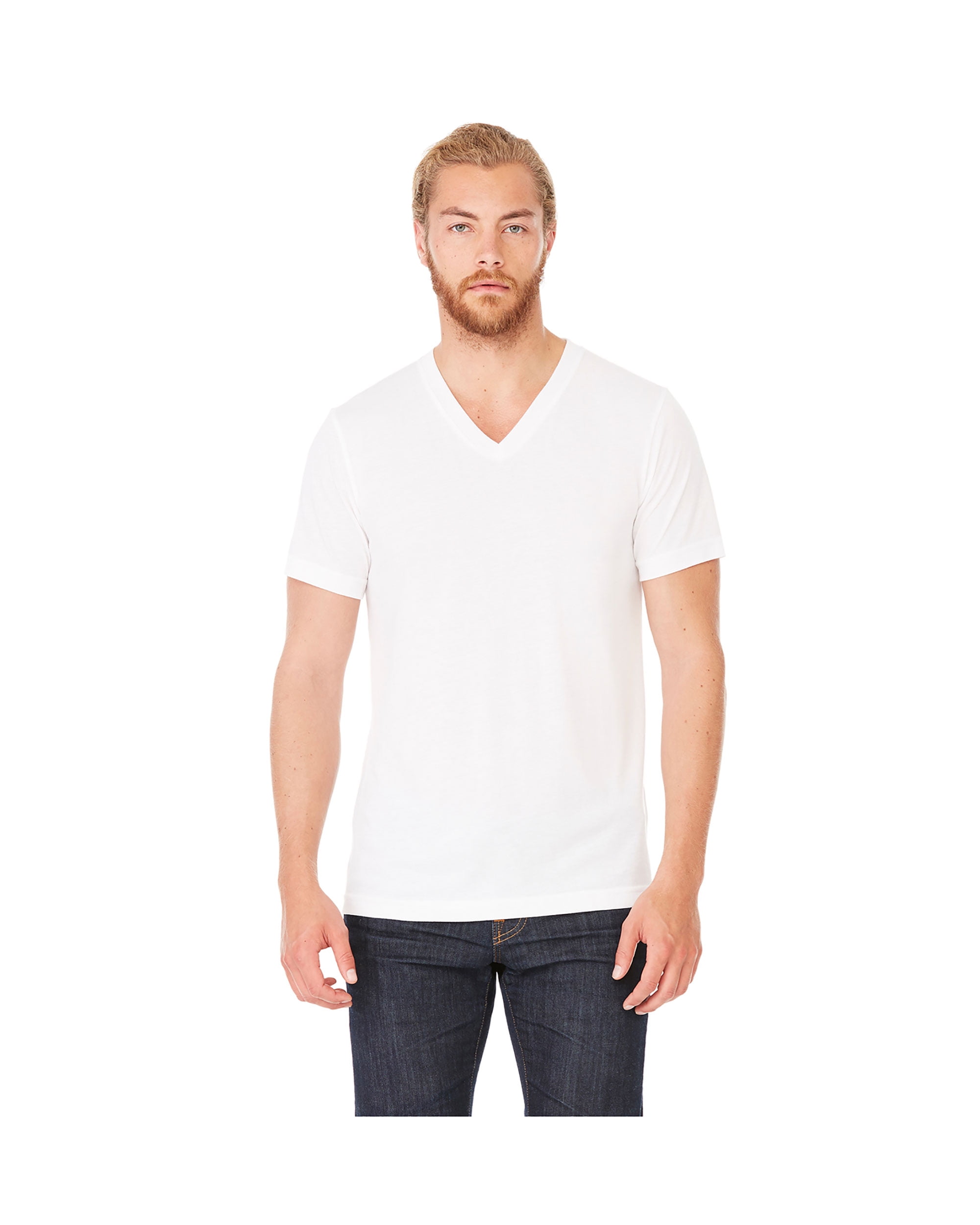 Bella Canvas Men's Triblend Sideseamed Fit V-Neck T-Shirt, Style C3415 ...