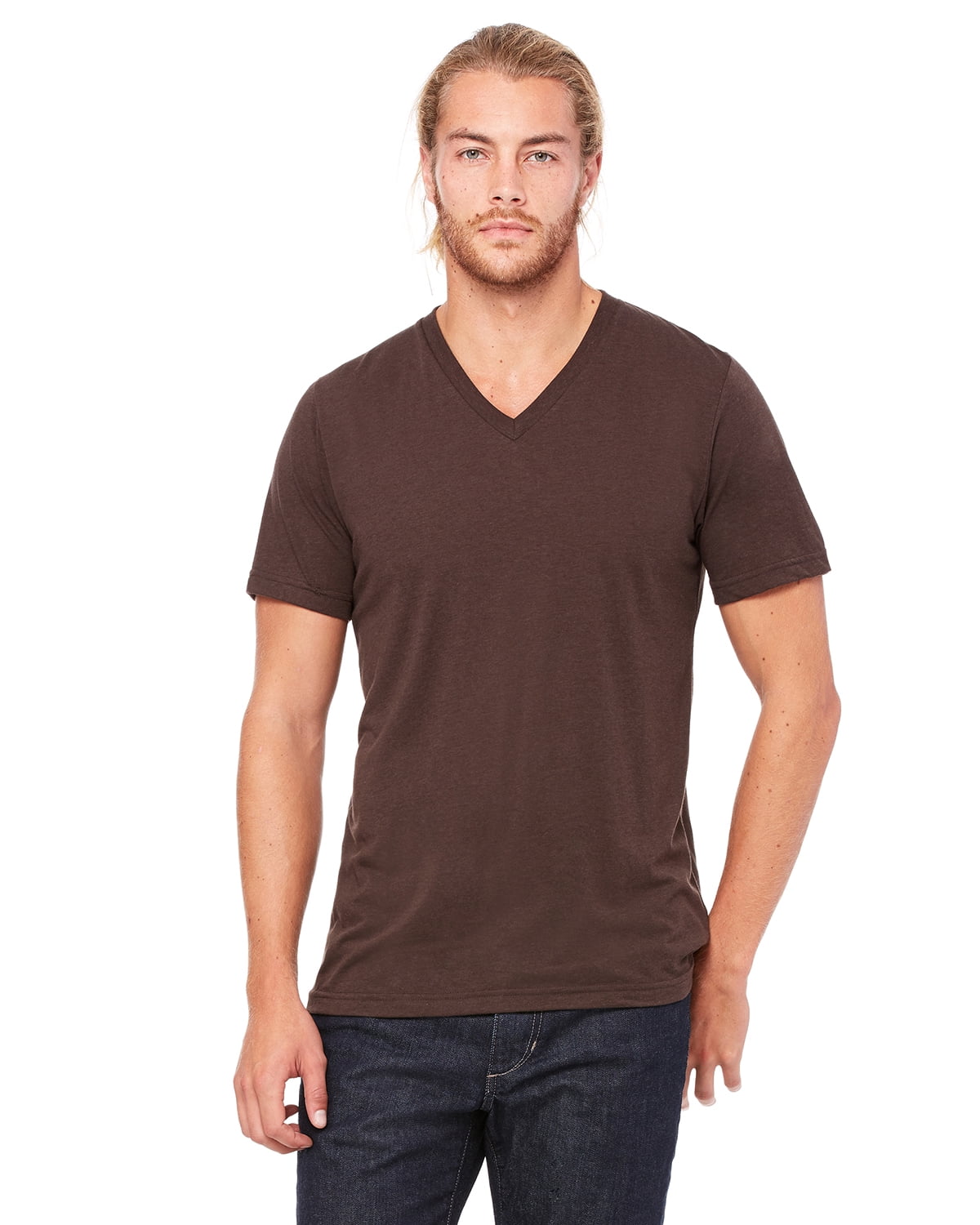 Bella Canvas Men's Triblend Sideseamed Fit V-Neck T-Shirt, Style C3415 ...