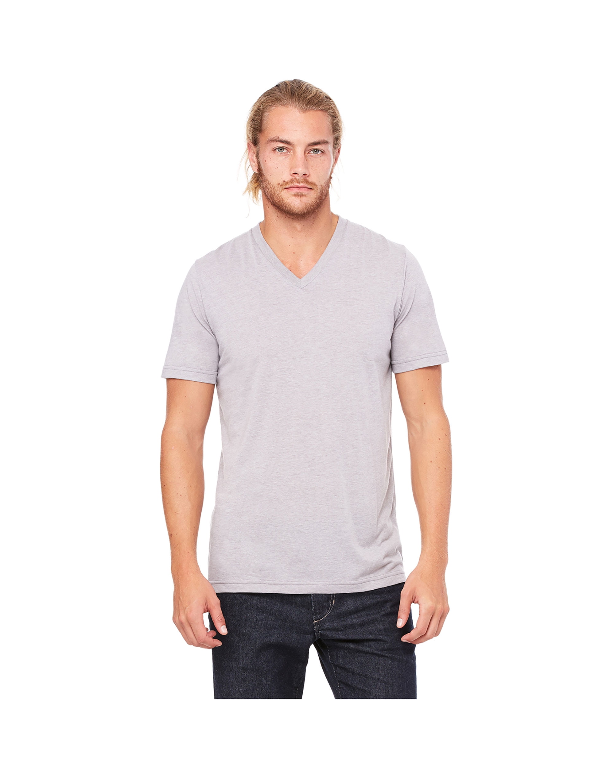 Bella Canvas Men's Triblend Sideseamed Fit V-Neck T-Shirt, Style C3415 ...