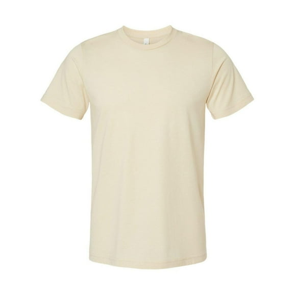 Bella Canvas Mens CVC Jersey Tee, S, Heather Soft Cream