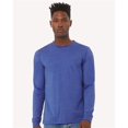 thumbnail image 1 of Bella + Canvas Mens Jersey Long-Sleeve T-Shirt (3501), Athletic Heather, 4X-Large, 1 of 4