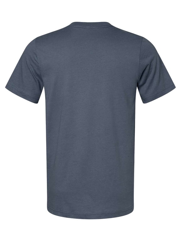 Bella Canvas Mens Jersey Tee, 2XL, Vintage Navy