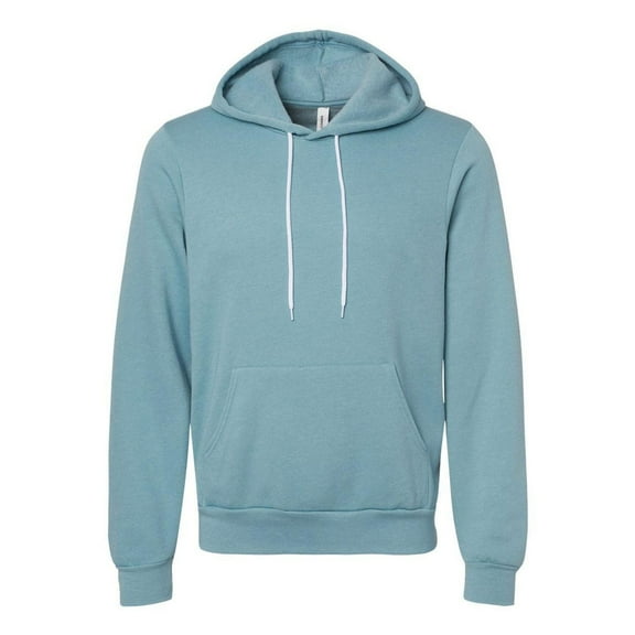 Bella Canvas Mens Sponge Fleece Hoodie, XS, Heather Blue Lagoon