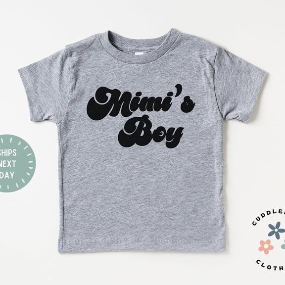 Bella Canvas Mimi's Boy Toddler Shirt, Retro Mimi's Boy Tee, Summer Shirt, Hipster Kid Tee, Cool Kid Shirt, Kids Top