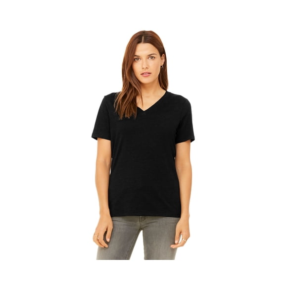 Bella+Canvas Missy Relaxed Ringspun Combed V-Neck T-Shirt, Style 6405