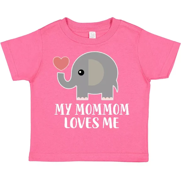 Bella Canvas Mommom Loves Me Grandchild Toddler Shirt From Childs Animals Cute Toddler Shirt