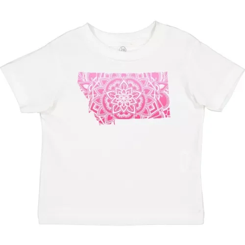 Bella Canvas Montana Silhouette Mandala Baby Toddler Shirt State Home Design Flower Love