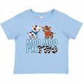 thumbnail image 1 of Bella Canvas Moo Moo I'm 2 With Cute Holstein Cows Baby Toddler Shirt Cowboy Cowgirl Cow, 1 of 3