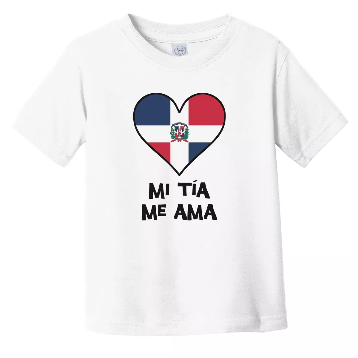 Bella Canvas My Aunt Loves Me Spanish Language Dominican Republic Flag ...