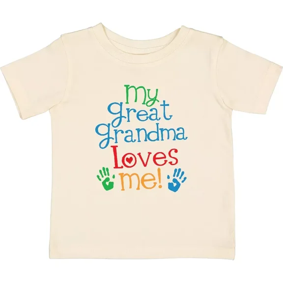 Bella Canvas My Great Grandma Loves Me For Grandson Baby Toddler Shirt Grandmother Gift Toddler Shirt