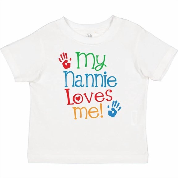 Bella Canvas My Nannie Loves Me Baby Toddler Shirt From Clothing Child Kids Grandma