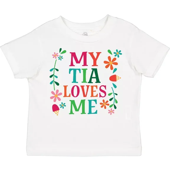 Bella Canvas My Tia Loves Me Niece Toddler Shirt From Aunt Girls Clothing Apparel Toddler Shirt