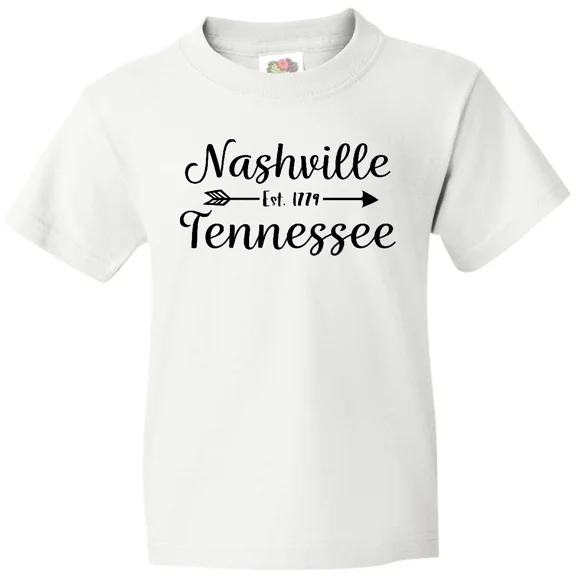 Bella Canvas Nashville Tennessee Est.1779 Toddler T-Shirt State Travel City Town Gift